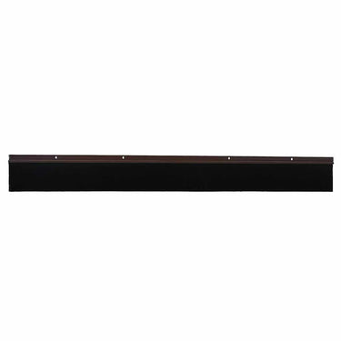 Vidaxl schroefbare deurborstelafsluitingen 2 pcs bruin 100 cm