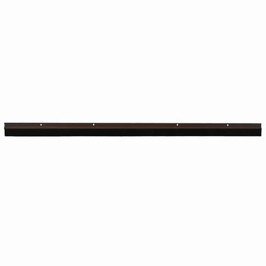 Vidaxl schroefbare deurborstelafsluitingen 12 pcs bruin 100 cm