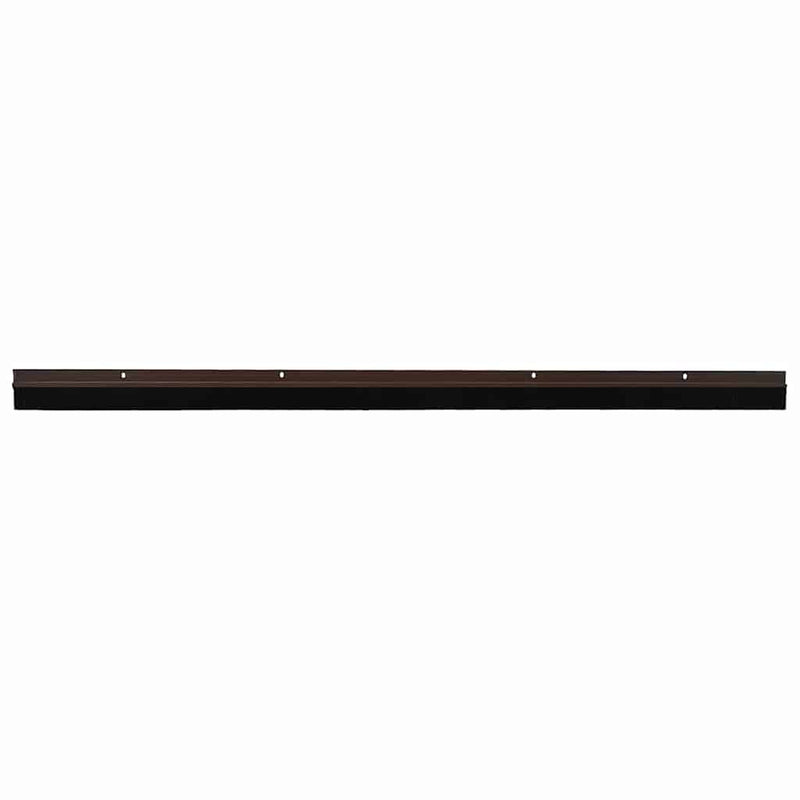 Afbeelding laden in galerijviewer, Vidaxl schroefbare deurborstelafsluitingen 12 pcs bruin 100 cm
