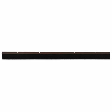 Vidaxl schroefbare deurborstelafsluitingen 12 pcs bruin 100 cm