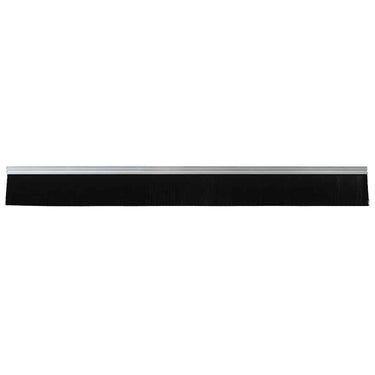Vidaxl zelfklevende deurborstels 12 pcs zilver 100 cm