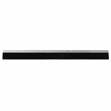 Vidaxl schroefbare deurborstelafsluitingen 6 pcs zilver 100 cm