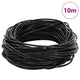 Vidaxl leren koord zwart ø1 mm x 10 m leer