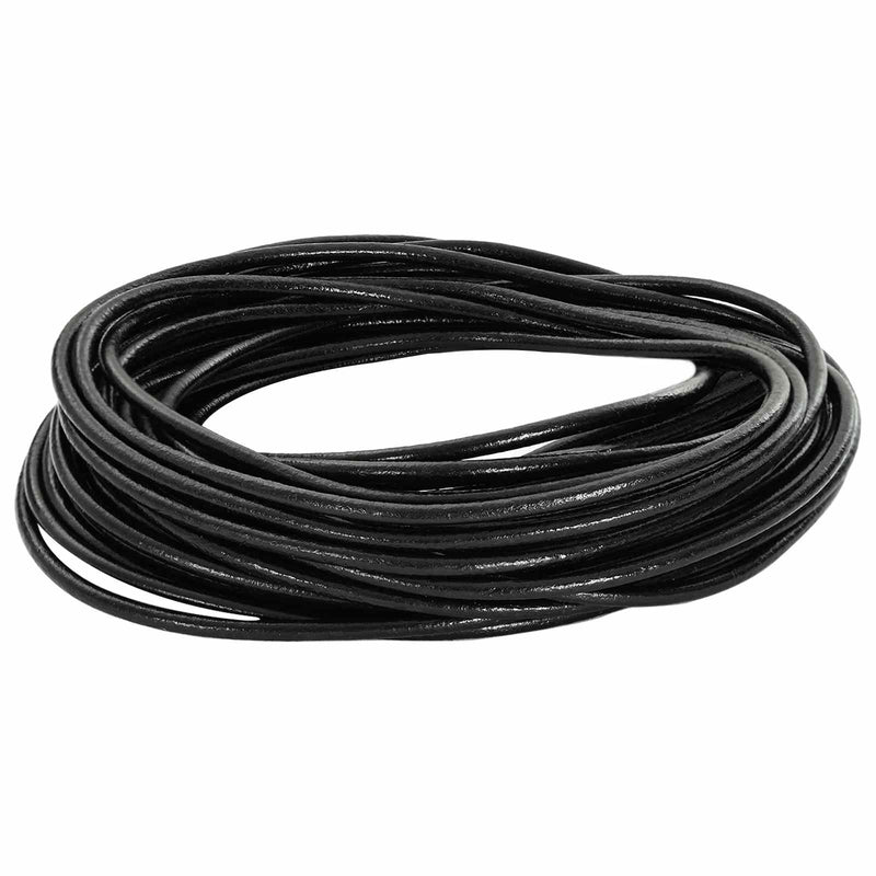 Chargez l'image dans la visionneuse de la galerie, Vidaxl leren koord 1 zwart ø3 mm x 10 m leer
