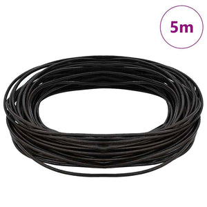 Vidaxl leren koord donkerbruin ø1,5 mm x 5 m leer