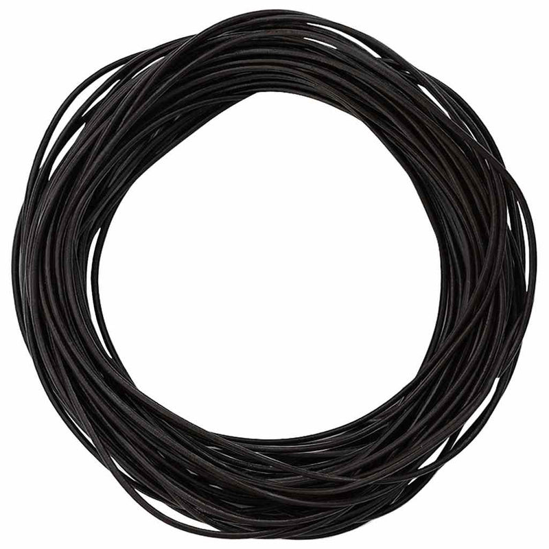 ギャラリービューアに画像をロードする, Vidaxl leren koord donkerbruin ø1,5 mm x 10 m leer
