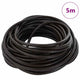 Vidaxl leren koord donkerbruin ø4 mm x 5 m leer