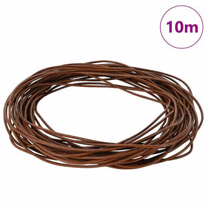 Vidaxl leren koord licht bruin ø1 mm x 10 m leer