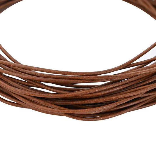 Vidaxl leren koord licht bruin ø1,5 mm x 5 m leer