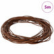 Vidaxl leren koord licht bruin ø1,5 mm x 5 m leer