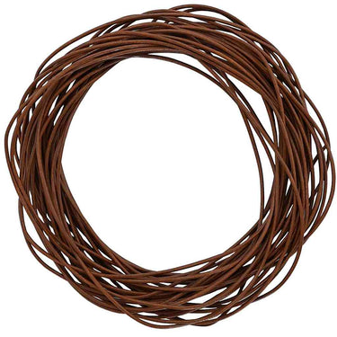 Vidaxl leren koord licht bruin ø2 mm x 10 m leer