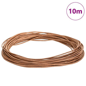 Vidaxl leren koord bruin ø1 mm x 10 m leer