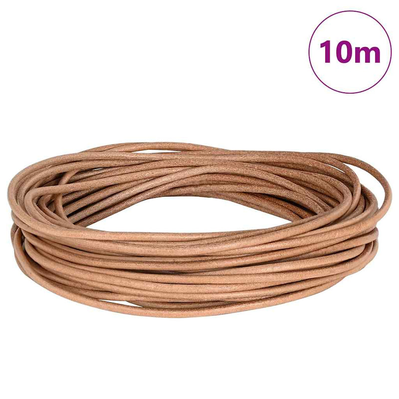 Chargez l'image dans la visionneuse de la galerie, Vidaxl leren koord bruin ø2,5 mm x 10 m leer
