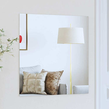 Vidaxl wandspiegel vierkant 60 x 60 cm gehard glas