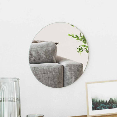 Vidaxl wandspiegel rond ø 30 cm gehard glas