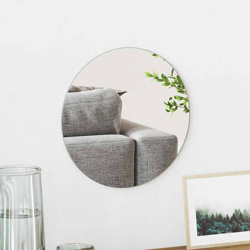 Afbeelding laden in galerijviewer, Vidaxl wandspiegel rond ø 30 cm gehard glas
