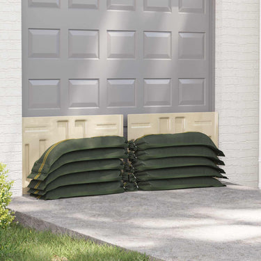 Vidaxl zandzakken 100 pcs groen 120 x 27 cm hdpe