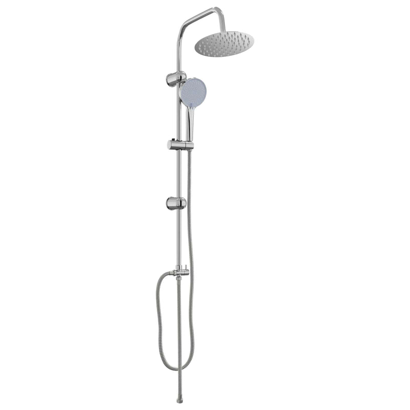 Afbeelding laden in galerijviewer, Vidaxl doucheset zilver 47 x 20 x 95 cm roestvrij staal
