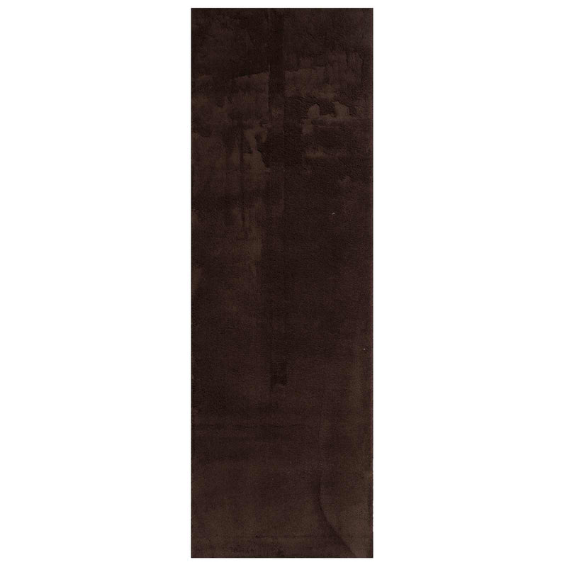 Afbeelding laden in galerijviewer, Vidaxl vloerkleden rechthoekig huarte bruin 250 x 80 cm polyester
