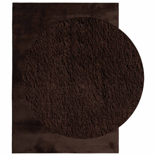 Vidaxl vloerkleden rechthoekig huarte bruin 200 x 140 cm polyester