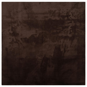 Vidaxl vloerkleden vierkant huarte bruin 240 x 240 cm polyester