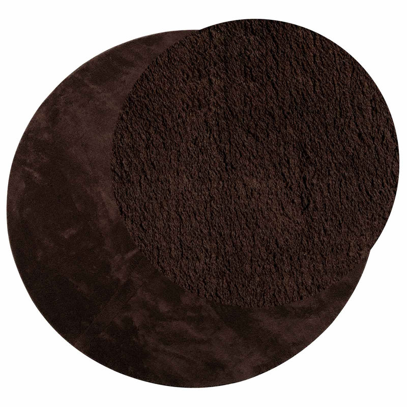 ギャラリービューアに画像をロードする, Vidaxl vloerkleden rond huarte bruin ø 120 cm polyester
