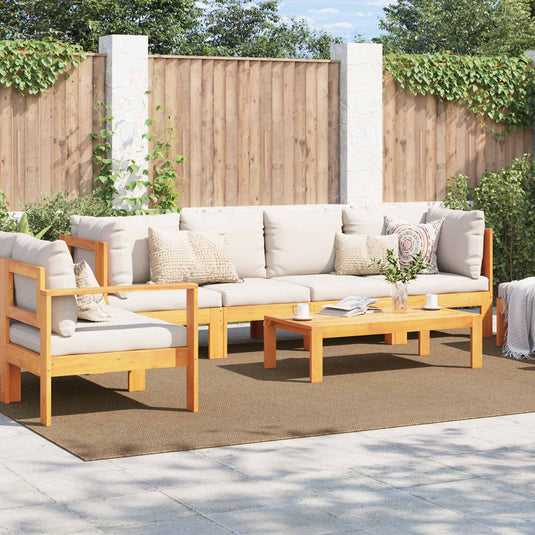Vidaxl vloerkleden rechthoekig huarte naturel 340 x 240 cm polyester