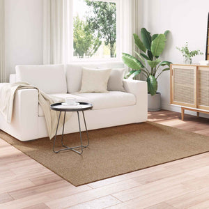 Vidaxl vloerkleden vierkant huarte naturel 120 x 120 cm polyester
