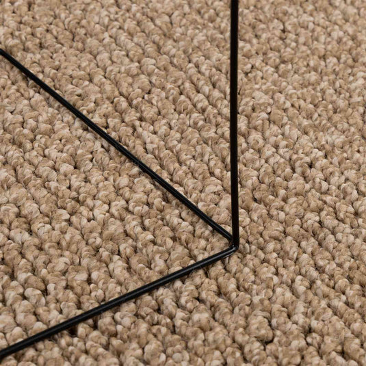 Vidaxl vloerkleden rond huarte naturel ø 200 cm polyester