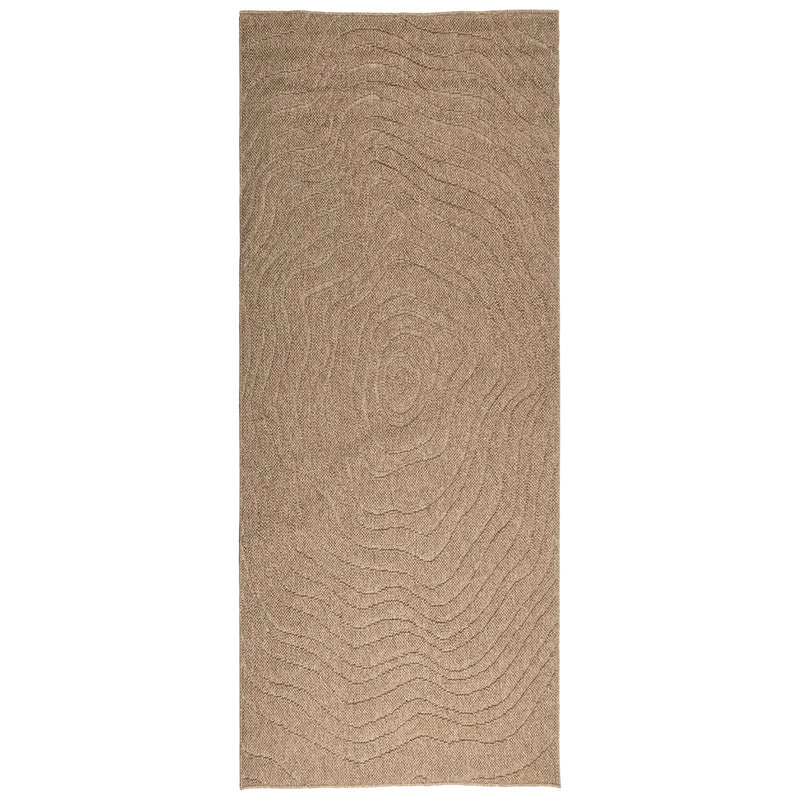 ギャラリービューアに画像をロードする, Vidaxl vloerkleden moiré huarte naturel 200 x 80 cm polyester
