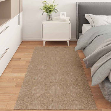 Vidaxl vloerkleden rechthoekig huarte naturel 150 x 80 cm polyester