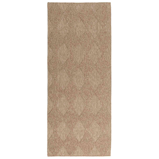 Vidaxl vloerkleden rechthoekig huarte naturel 200 x 80 cm polyester