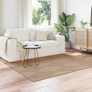 Vidaxl vloerkleden vierkant huarte naturel 200 x 200 cm polyester