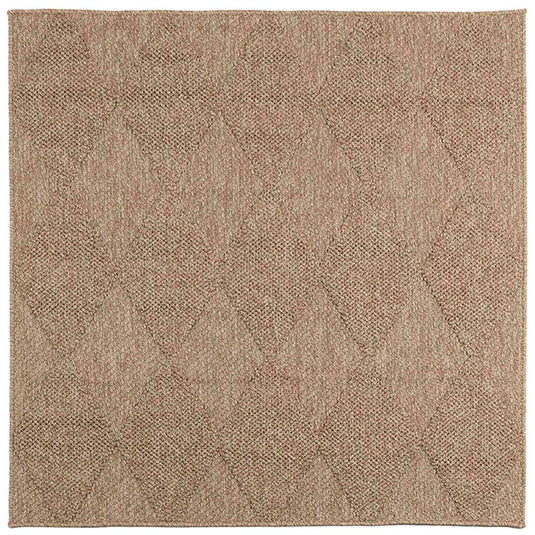 Vidaxl vloerkleden vierkant huarte naturel 200 x 200 cm polyester