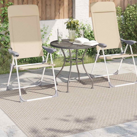 Vidaxl vloerkleden rechthoekig huarte crème 200 x 140 cm polyester