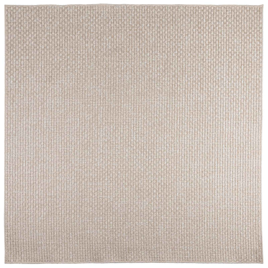 Vidaxl vloerkleden vierkant huarte crème 200 x 200 cm polyester