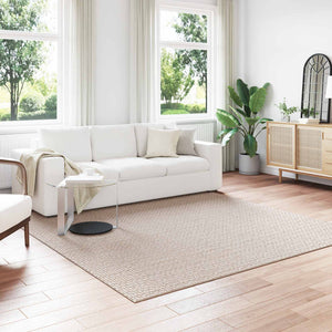 Vidaxl vloerkleden vierkant huarte crème 240 x 240 cm polyester