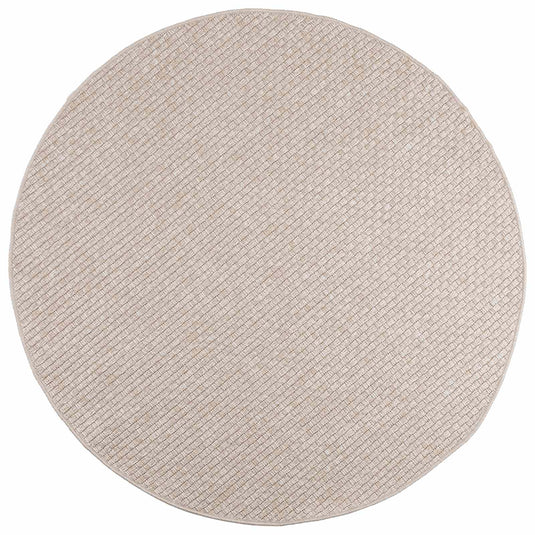 Vidaxl vloerkleden rond huarte crème ø 120 cm polyester