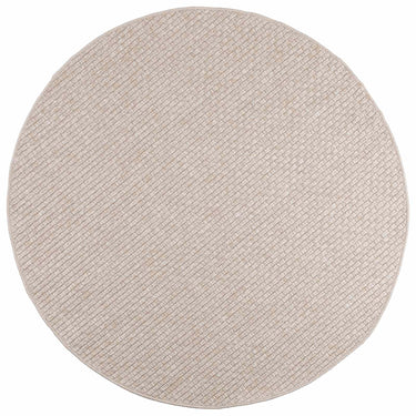 Vidaxl vloerkleden rond huarte crème ø 160 cm polyester