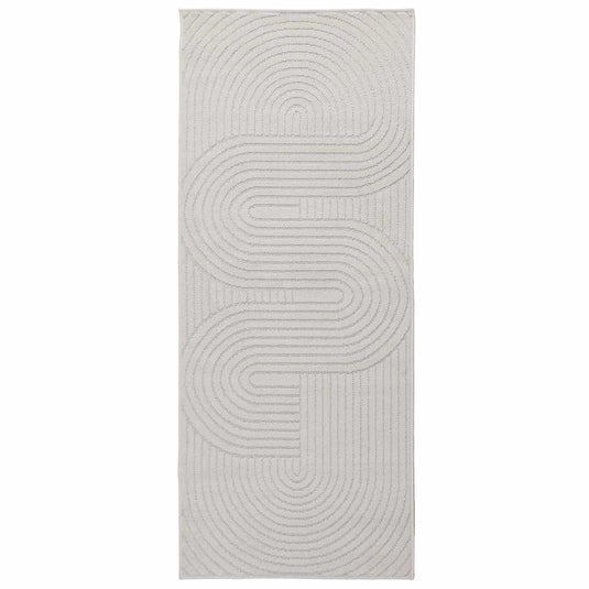 Vidaxl vloerkleden rechthoekig huarte crème 150 x 80 cm polyester