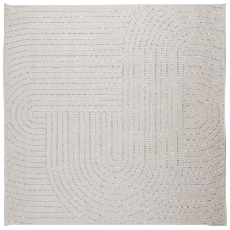Afbeelding laden in galerijviewer, Vidaxl vloerkleden vierkant huarte crème 200 x 200 cm polyester
