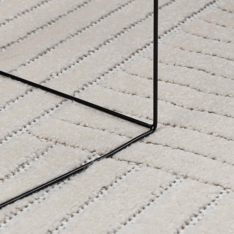 Afbeelding laden in galerijviewer, Vidaxl vloerkleden rond huarte crème ø 120 cm polyester
