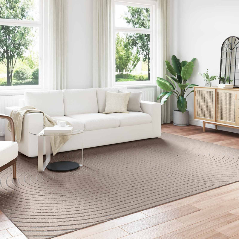 Afbeelding laden in galerijviewer, Vidaxl vloerkleden rechthoekig huarte beige 340 x 240 cm polyester
