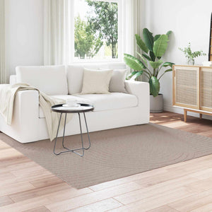 Vidaxl vloerkleden vierkant huarte beige 120 x 120 cm polyester