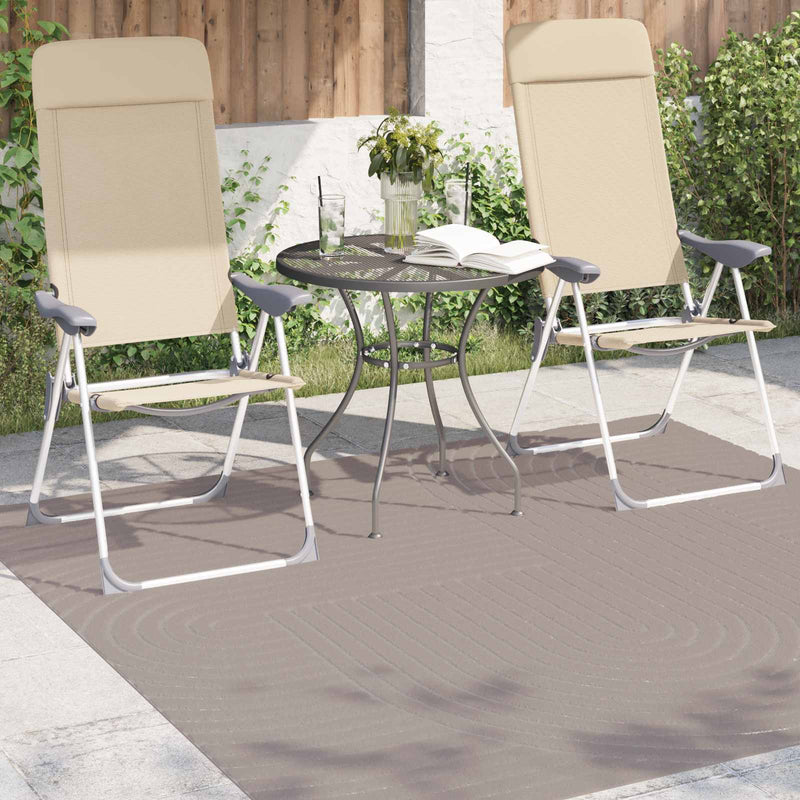 Afbeelding laden in galerijviewer, Vidaxl vloerkleden vierkant huarte beige 120 x 120 cm polyester
