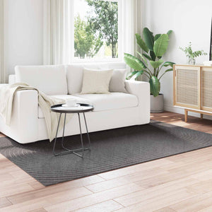 Vidaxl vloerkleden rechthoekig huarte antraciet 170 x 120 cm polyester