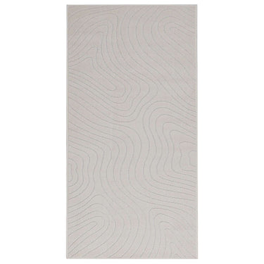 Vidaxl vloerkleden rechthoekig huarte crème 200 x 80 cm polyester