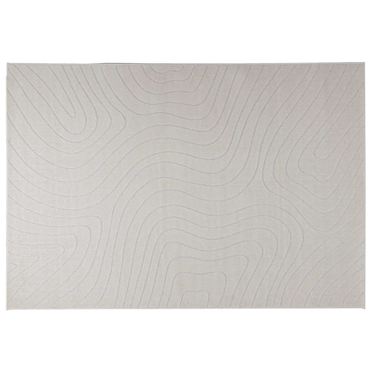 Vidaxl vloerkleden rechthoekig huarte crème 230 x 160 cm polyester