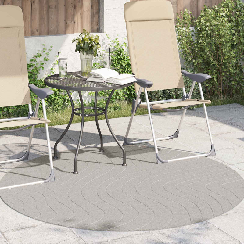 Afbeelding laden in galerijviewer, Vidaxl vloerkleden rond huarte crème ø 120 cm polyester
