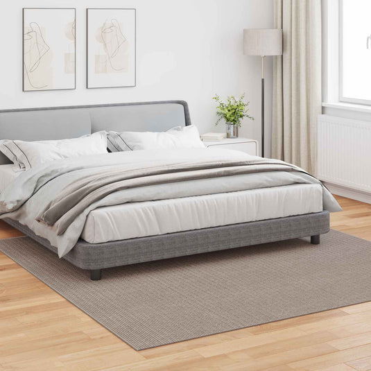Vidaxl vloerkleden huarte crème en taupe 240 x 240 cm polyester